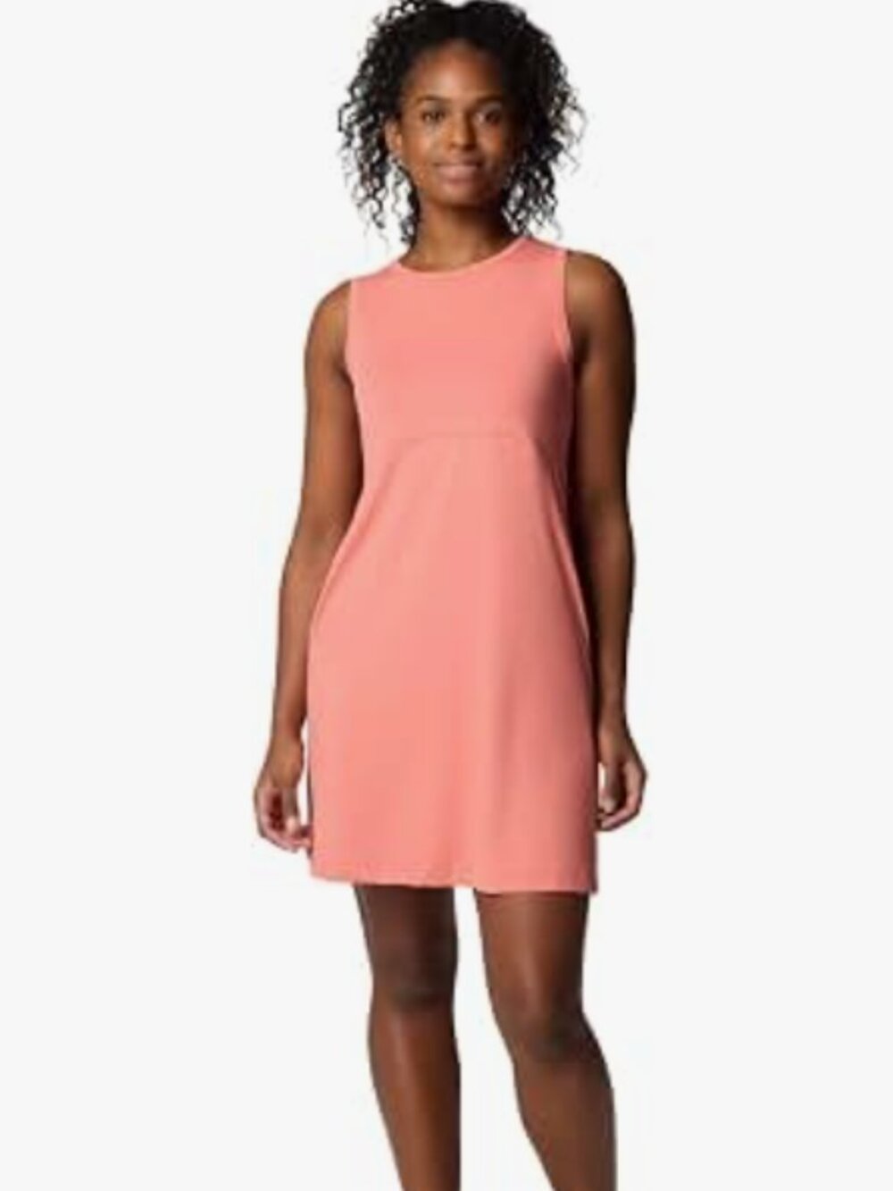 COLUMBIA | Freezer Tank Dress | Sleeveless, Hand Pockets | Faded Peach | Medium